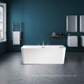 CUPC Back to Wall Freestanding Acrylic Bath Tub Standard Size Square Bathroom Indoor Bathtubs